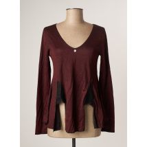 CATY LESCA - Top rouge en polyester - Femme - Taille 36 - Modz