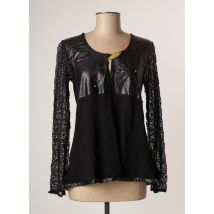 BATISTAME - Top noir en viscose - Femme - Taille 38 - Modz