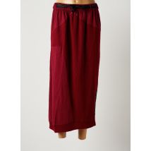 CATY LESCA - Jupe longue rouge en polyester - Femme - Taille 38 - Modz