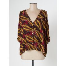ORFEO - Chemisier rouge en viscose - Femme - Taille TU - Modz