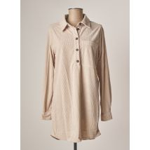 LAURE + MAX - Robe courte beige en polyester - Femme - Taille 36 - Modz