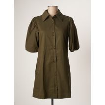 LAURE + MAX - Robe courte vert en lyocell - Femme - Taille 34 - Modz