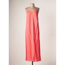 LAURE + MAX - Robe longue rose en lyocell pour femme - Taille 40 - Modz