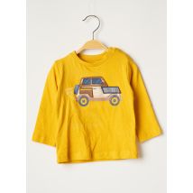 MAYORAL - T-shirt jaune en coton pour garçon - Taille 6 M - Modz