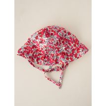 ABSORBA - Chapeau rouge en coton - Fille - Taille TU - Modz