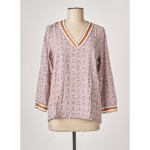 KANOPE - T-shirt jaune en viscose - Femme - Taille 38 - Modz