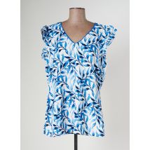 NOUGAT - Tunique manches courtes bleu en polyester - Femme - Taille 40 - Modz