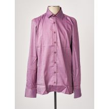 JUPITER - Chemise manches longues violet en coton pour homme - Taille M - Modz