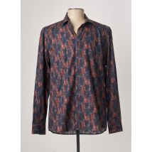 JUPITER - Chemise manches longues bleu en coton - Homme - Taille L - Modz