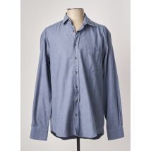 JUPITER - Chemise manches longues bleu en coton - Homme - Taille M - Modz