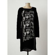 ELISA CAVALETTI - Robe mi-longue noir en viscose - Femme - Taille 44 - Modz