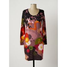 ANATOPIK - Robe courte rose en polyester - Femme - Taille 36 - Modz