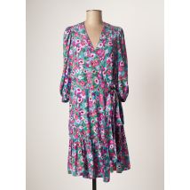 MISS TIC - Robe mi-longue rose en polyester - Femme - Taille 36 - Modz