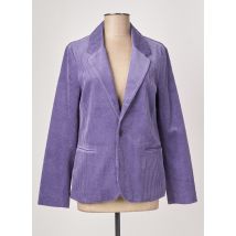 BELLA JONES - Blazer violet en coton - Femme - Taille 40 - Modz