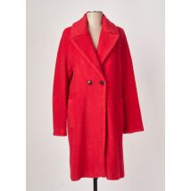 EMME M - Manteau long rouge en acrylique - Femme - Taille 36 - Modz