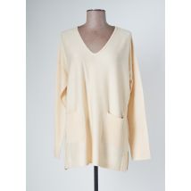 MARINA V - Pull beige en polyamide - Femme - Taille 36 - Modz
