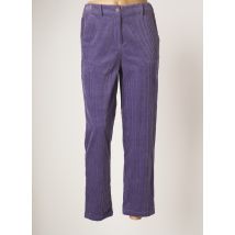 BELLA JONES - Pantalon chino violet en coton pour femme - Taille 36 - Modz