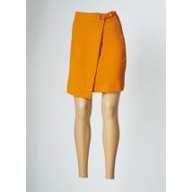 SKFK - Jupe mi-longue orange en polyester - Femme - Taille 34 - Modz