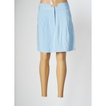 SKFK - Jupe courte bleu en viscose - Femme - Taille 42 - Modz