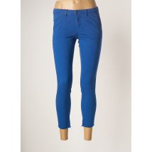 SCHOOL RAG - Pantacourt bleu en coton - Femme - Taille W39 - Modz