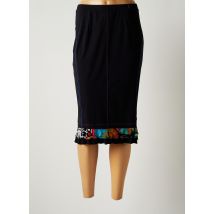 JUMFIL - Jupe mi-longue noir en polyamide - Femme - Taille 38 - Modz