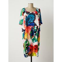 EROKE - Robe mi-longue vert en polyester - Femme - Taille 38 - Modz