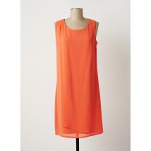 JUMFIL - Robe mi-longue orange en polyester - Femme - Taille 48 - Modz