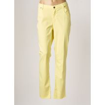 JUMFIL - Pantalon slim jaune en coton pour femme - Taille 46 - Modz