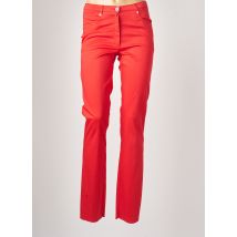 JUMFIL - Pantalon slim rouge en coton - Femme - Taille 56 - Modz