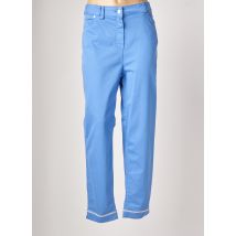 FUEGOLITA - Pantalon droit bleu en coton - Femme - Taille 52 - Modz