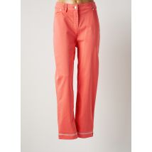 FUEGOLITA - Pantalon droit rose en coton - Femme - Taille 46 - Modz