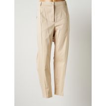 JUMFIL - Pantalon droit beige en coton - Femme - Taille 56 - Modz