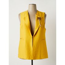 MERI & ESCA - Veste casual jaune en viscose pour femme - Taille 46 - Modz