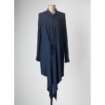 NIJII - Tunique manches longues bleu en viscose - Femme - Taille 36 - Modz