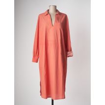 MKT STUDIO - Robe longue orange en coton - Femme - Taille 40 - Modz