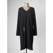 CREA CONCEPT - Tunique manches longues noir en merinos - Femme - Taille 40 - Modz