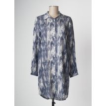 STORIATIPIC - Robe mi-longue bleu en modal pour femme - Taille 40 - Modz