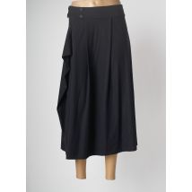 NIJII - Jupe mi-longue noir en polyester - Femme - Taille 40 - Modz