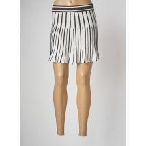 JEI'S BY LETIZIA DENARO - Jupe courte blanc en coton - Femme - Taille 36 - Modz