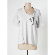 BLANC BOHEME - Top gris en viscose - Femme - Taille 40 - Modz