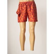 VACHON - Short de bain orange en polyester - Homme - Taille L - Modz