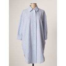 MOTEL - Robe mi-longue bleu en polyester - Femme - Taille 36 - Modz