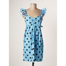 TENSIONE IN - Robe mi-longue bleu en coton - Femme - Taille 38 - Modz