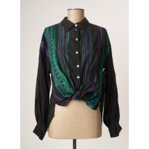 MOTEL - Chemisier noir en coton - Femme - Taille 36 - Modz