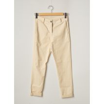 VACHON - Pantalon 7/8 beige en coton - Femme - Taille 34 - Modz