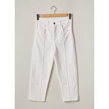 TENSIONE IN - Pantalon large blanc en coton - Femme - Taille 34 - Modz