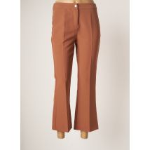 MOTEL - Pantalon 7/8 marron en polyamide - Femme - Taille 40 - Modz
