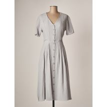 LATTE - Robe maternité gris en coton - Femme - Taille 34 - Modz