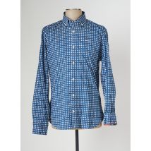 NEW ZEALAND AUCKLAND - Chemise manches longues bleu en coton pour homme - Taille M - Modz