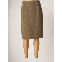 FEDORA - Jupe mi-longue vert en polyester - Femme - Taille 40 - Modz